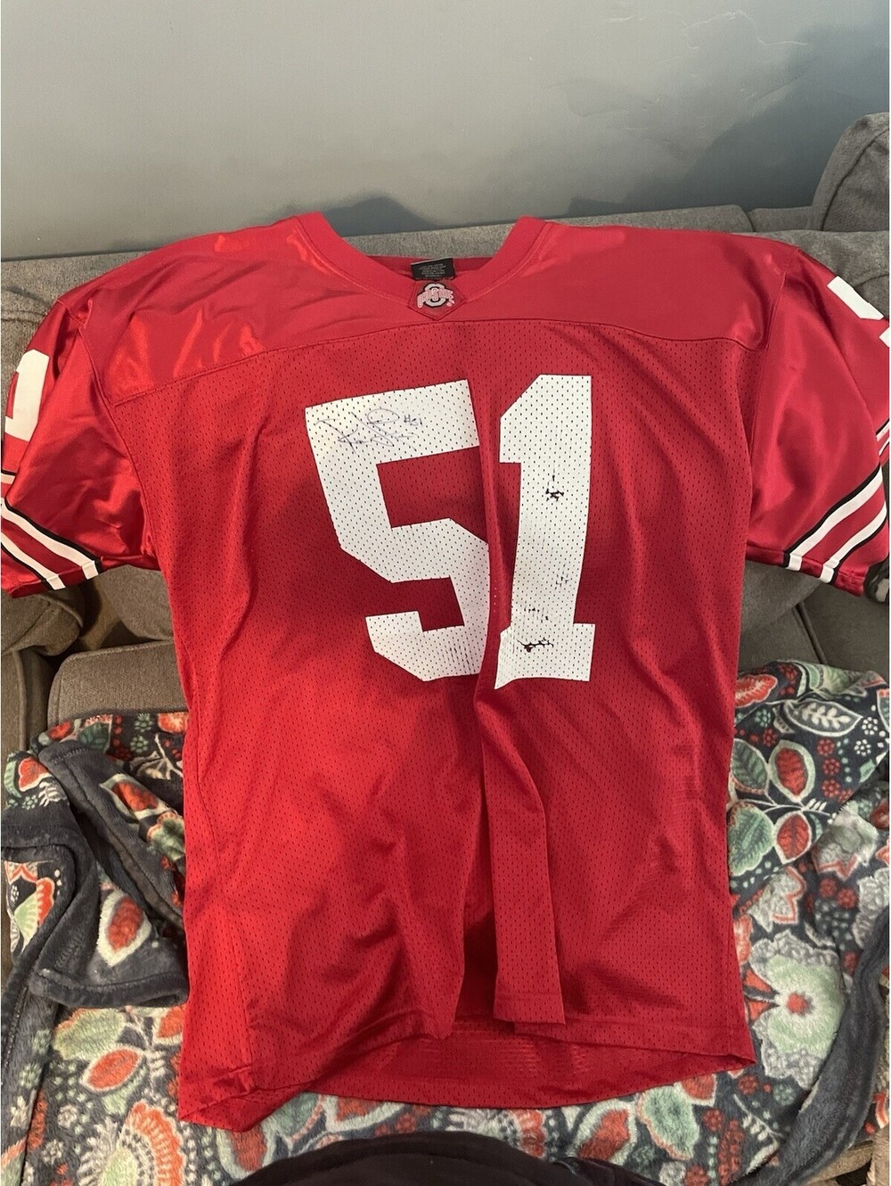 Ohio State XL Autographed Jersey #51